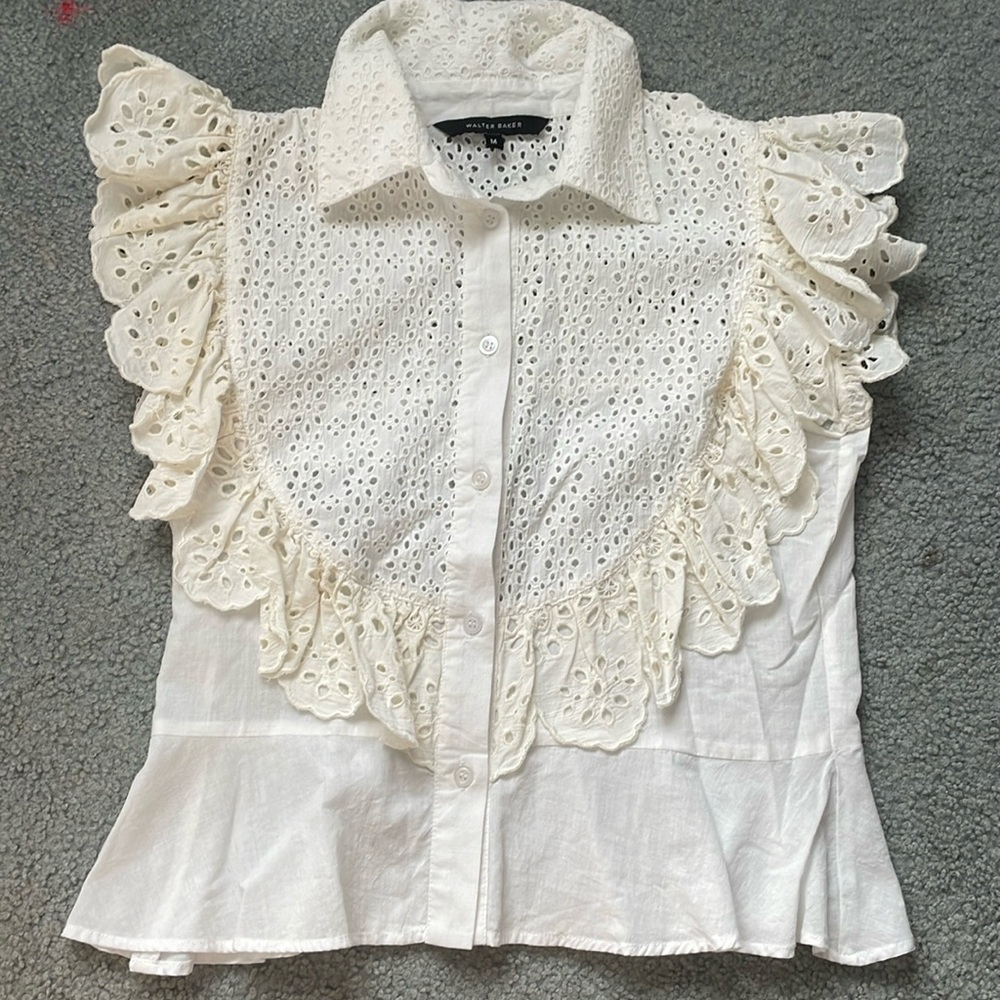 NEVER WORN! Walter baker white blouse